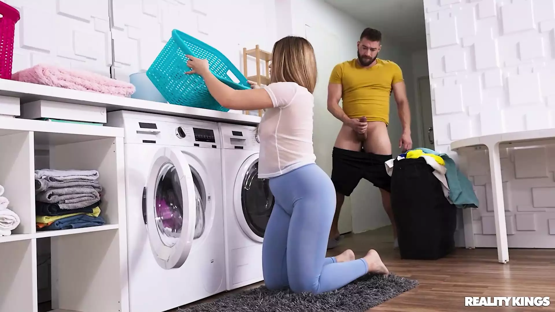 beverly garrison recommends laundromat porn ad pic