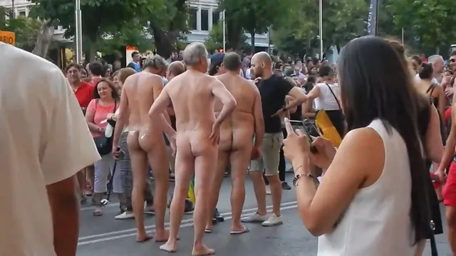 Nude Men In Public bikini frankenstein