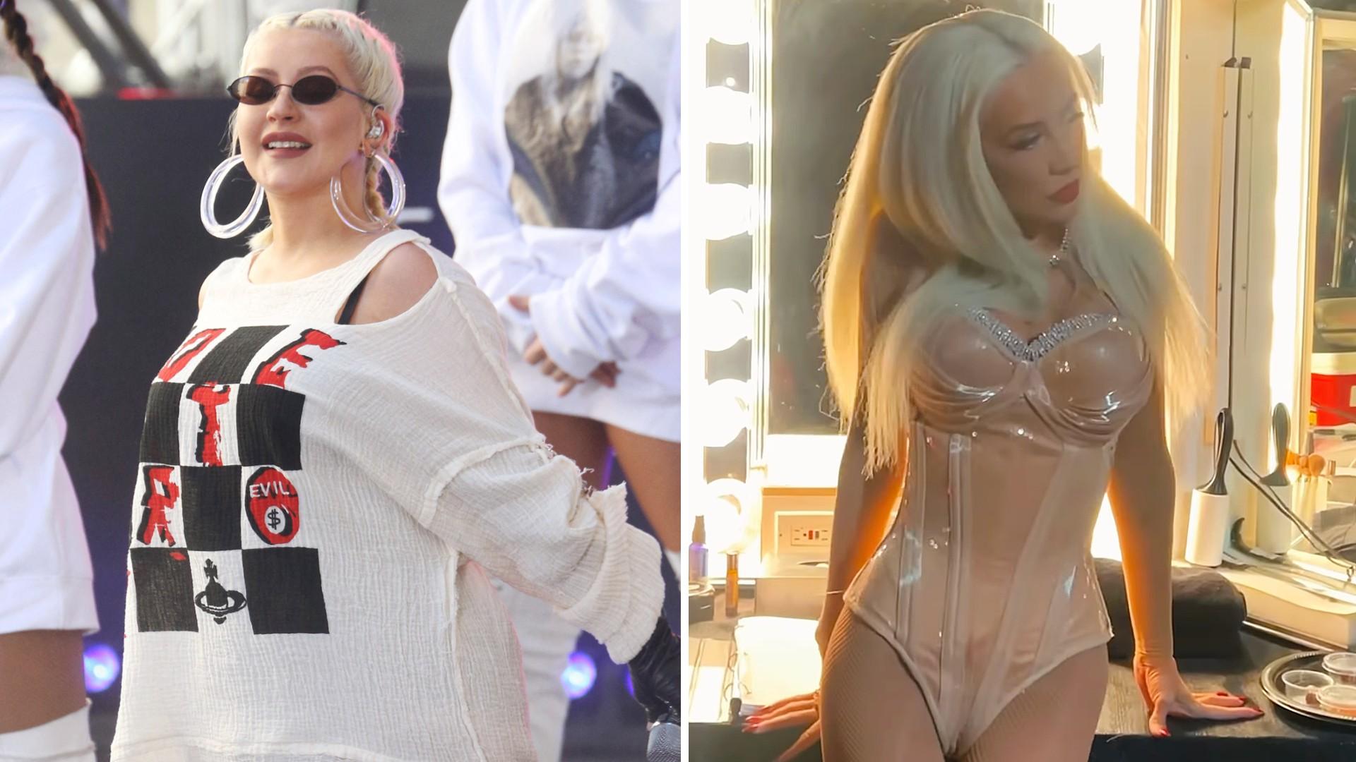 cristina caldera recommends christina aguilera boobs naked pic